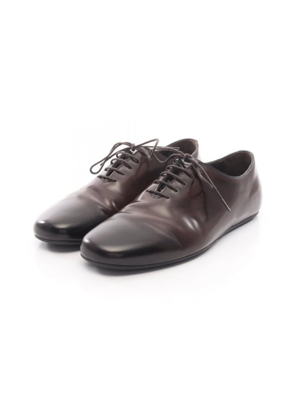 Prada Dress Shoes Lace Up Uniac Brownie Leather